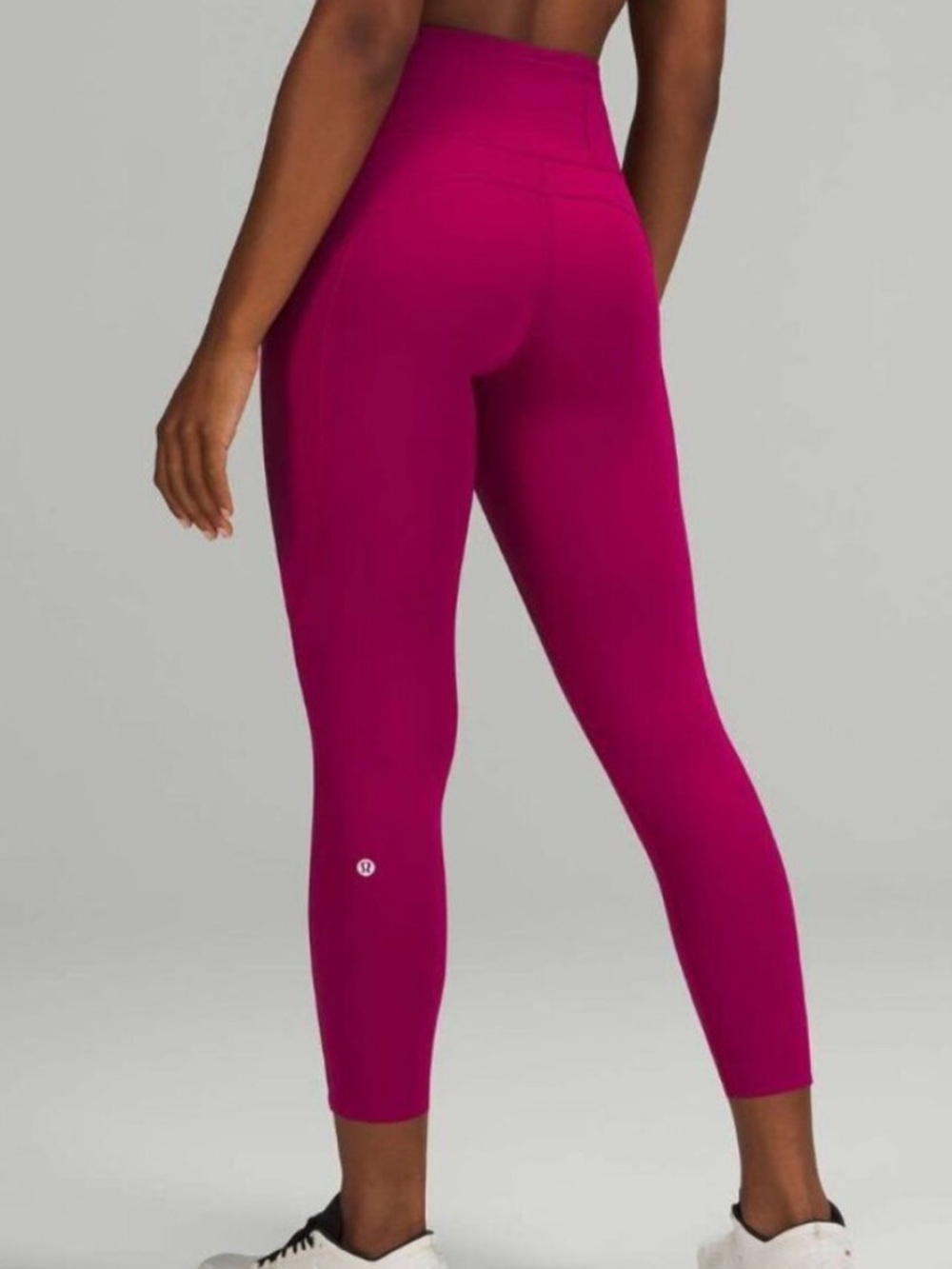 Lululemon fast and free HR crop legging 23” berry